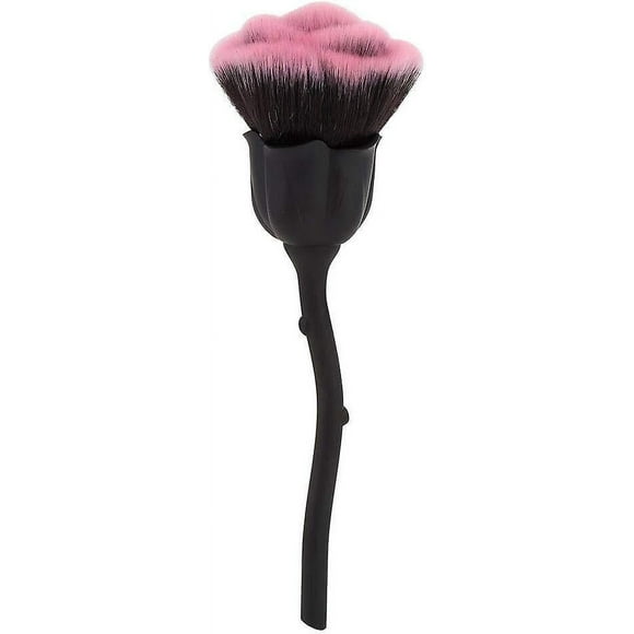 Dww-2 Couleurs Brosse Poussire Ongles En Forme De Rose Long Manche Brosse Ongles Manucure Brosse Polir Les Ongles En Poudre Pour La Conception De