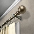thumbnail image 2 of Hedwig 13/16" Bay Window curtain rod 20"-36", 38"-72" - Black,(ABay-83-2), 2 of 3