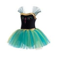 thumbnail image 3 of Princess Girls Leotards Ballet Dance Tutus Skirted Dancewear Halloween Christmas Party Fancy Dress, 3 of 5