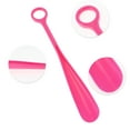 thumbnail image 3 of Unique Bargains 1 Pc Big Ring Hangable Shoe Horn for Shoe 11.61"x1.65" Rose Red, 3 of 6