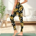 thumbnail image 3 of Renewold Hummingbird Sunflower Leggings with Pockets for Women Ladies Athletic Pants Compression Leggings High Waisted Butt Lifting Printed Leggings Womens Preppy Leggings, XL, 3 of 8