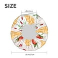thumbnail image 6 of YFYANG Women's Double Waterproof Shower Cap, Fruit Pattern Reusable Hair Cap for All Hair Styles and Head Sizes, 6 of 9