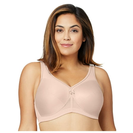 

Glamorise Full Figure Plus Size MagicLift Active Support Bra Wirefree #1005