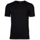 thumbnail image 2 of s.Oliver Camiseta para hombre, 4-Pack - Básica, Cuello redondo, Liso Negro S (Small), 2 of 3