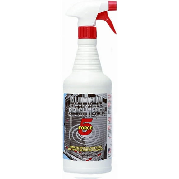 Force 5 Aluminum Brightener and Cleaner, 32 Fl oz, New