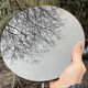 thumbnail image 4 of High Quality Natural Black Obsidian Scrying Mirror Healing Crystals Stone Round Plate Mirror Home D, 4 of 5