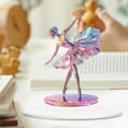 thumbnail image 2 of DefiDgd Fairy Acrylic Tabletop Standing Ornament,2D Flat Acrylic Statue for Living Rooms Bedrooms Windowsills Table Centerpiece Shelf Home Decoration(A), 2 of 6