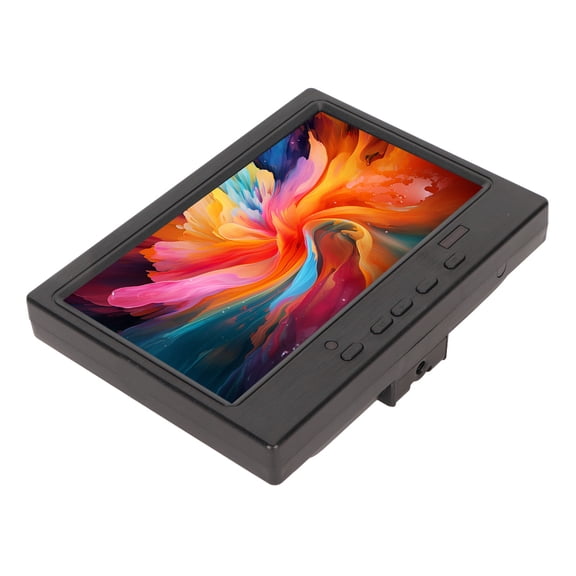 Monitor Portátil, Plug And Play Pantalla Portátil De 7 Pulgadas AV Multifunción 1024x600 Con Soporte Para PC Para Juegos