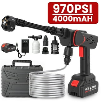 12V Portable Car Wash Kit, High-Pressure Cleaner, Auto Washer, Garden  Utility, 12V Cigarette Lighter Powered