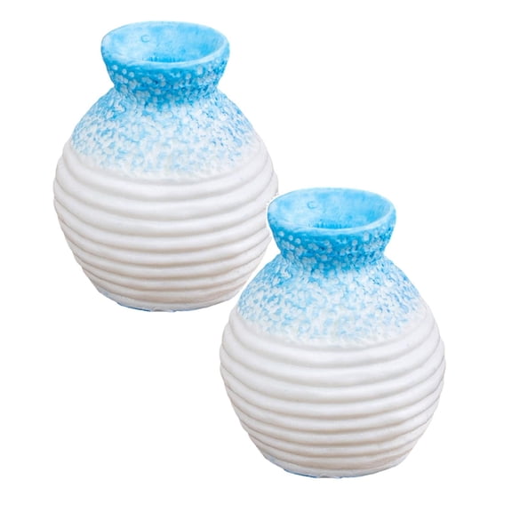 2Pcs Elegant Glass Bottle Vase For Miniature Floral Arrangements And Dollhouse Small Vase Collectible For Diy And Garden Miniatures Glass Bottle