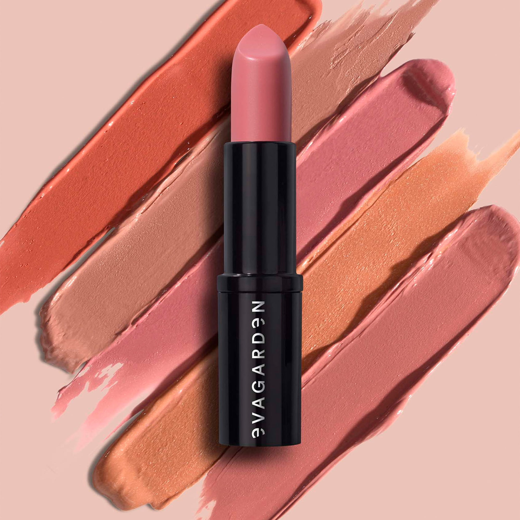 EVAGARDEN BB Lipstick - Hydrates and Plumps to Enhance Your Pout - Smoothens, Softens and Delivers Luminous Color - With Vitamin E to Brighten Skin and Tone Tissue - 581 Rose Bloom - 0.1 oz