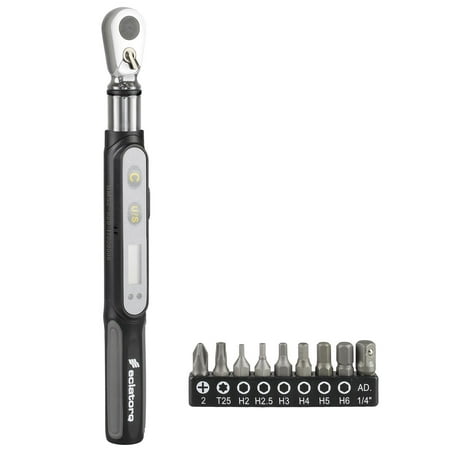 VENZO Bicycle Tools Set Digital Torque Wrench 0.3-20Nm or 0.22-14.75 ft-lbs