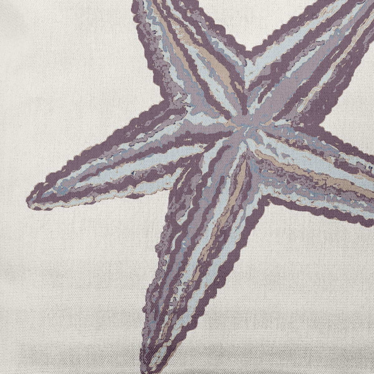 Simply Daisy 14" x 20" Starfish Nautical Decorative Indoor Pillow