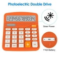 thumbnail image 3 of Calculator, Helect Standard Function Desktop Calculator (Orange) - H1001A, 3 of 7
