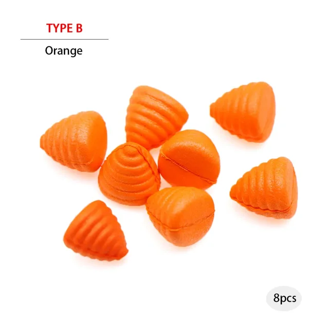 Carp Fishing Bait Boilie For Method Feeder Pop Up Hair Rig Artificial Fake Lure Fishing Hook Floating Carp Accessories Tackle Type B-orange