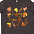 thumbnail image 4 of Inktastic Happy Thanksgiving Fall Leaves in Autumn Colors Boys or Girls Toddler T-Shirt, 4 of 5