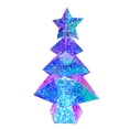 thumbnail image 2 of Prismatic Iridescent Christmas Tree Light 12 Inch Holographic Christmas Tree Decorations Christmas Decorations Indoor Desktop Colorful Glow Lights for Indoor Holiday DéCor Christmas Eve, 2 of 6