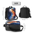 thumbnail image 2 of Lsque Galactic Dog Swirls Art Lunch Bag Lunch Box for Women Men Reusable Insulated Lunch Tote Bag,Leakproof Thermal Cooler Sack Food Handbags Case High Capacity, 2 of 9
