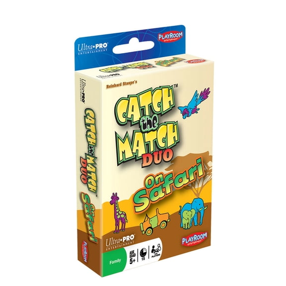 Catch the Match Duo on Safari Matching Card Game