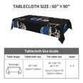 thumbnail image 2 of Halloween Tablecloth Rectangle Table, halloween cool skull Waterproof Outdoor Indoor Picnic Table Cover, Table Cloth for Rectangle Tables for Dining/Party/Buffet 60x90in, 2 of 6