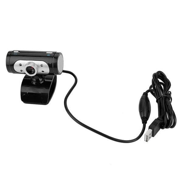 Usb2.0 720 Pc Cámara Hd Usb Web Camera Mic Para Computadora Laptop Led Light Black Kearding EL006877-00