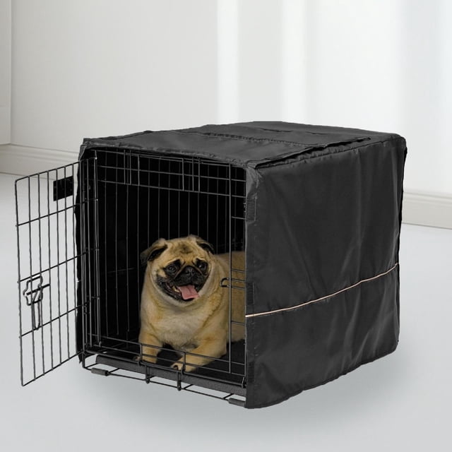 Cubierta de jaula para perros, cubierta de jaula de mascotas, gato a prueba de polvo a prueba de polvo a prueba de sol plegable al aire libre a prueba S