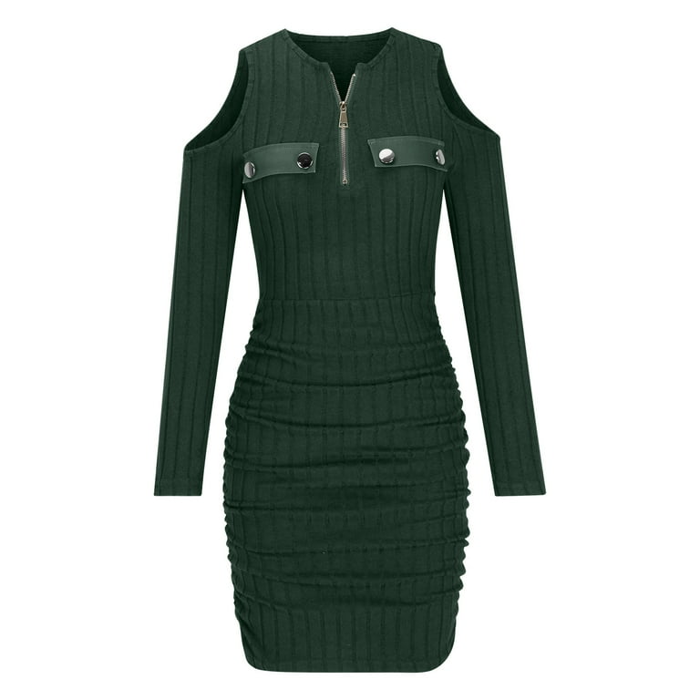 winter dresses zipper bodycon Zipper Bodycon Dress The Snooki Shop