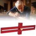 thumbnail image 4 of Woodworking Hole Ruler, Convenient Practical Wear Resistance T-Type Ruler, High-Accuracy For Carpentry Woodworking, 4 of 8