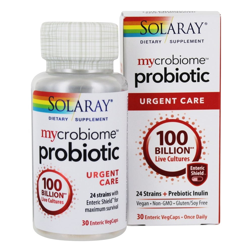 Solaray Mycrobiome Probiotic Urgent Care Formulated to Support