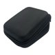 thumbnail image 2 of Estuche de transporte rígido de viaje a prueba de polvo EVA portátil protector para cable superior Negro, 2 of 9