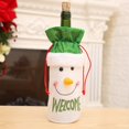 thumbnail image 5 of 3 piezas de fundas para botellas de vino navideñas con cordón reutilizable C, 5 of 5