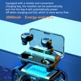 thumbnail image 2 of Amdohai F9-3 Bluetooth 5.1 TWS Earbuds True Wireless Headphones Touch Control 2800mAh Charging Box, 2 of 9