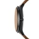 thumbnail image 2 of Fossil Townsman Reloj automático de acero inoxidable y cuero con tres manecillas esqueleto para hombre Color: Negro Marrón oscuro (Modelo: ME3155), 2 of 5