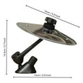 thumbnail image 5 of Car Crash Cymbal for Car Vent or Dashboard | Mini Drum Set Accessory | Easy Mount, Compact Size, Crisp Sound | Fun Musical Gift for Drummers & Music Lovers | 1 Piece, 5 of 7