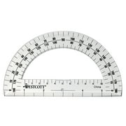 Westcott 6-inch Clear Plastic Protractor, 1 Piece, Not Bulk