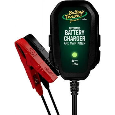 ONKER Junior 8V, 1.25 AMP Car Battery Charger and Maintainer: Fully Automatic 8V Automotive Battery Charger for Cars, Motorcycles, ATVs - 022-0197