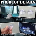thumbnail image 3 of 24 Pack Car Glass Windshield Sunshade Suction Cups Small PVC Sucker Car Window Suction Cup for Automotive Visor p202411261105, 3 of 5