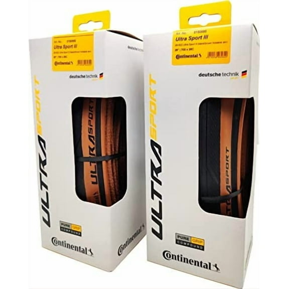 Continental 700X28 Cycling Tires Bundle Of 2 With Advanced Grip Tread Design"
