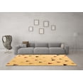 thumbnail image 3 of Ahgly Company Indoor Round Solid Brown Modern Area Rugs, 7' Round, 3 of 4