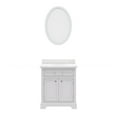 thumbnail image 2 of Water Creation Derby 30" Wood Single Bathroom Vanity in White & Chrome, 2 of 9
