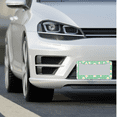 thumbnail image 5 of 1 Pcs Green and White License Plate Frame, License Plate Cover for Car Decorative Parts, Aluminum License Plate Bracket Holder Rust-Proof Weather-Proof for US Standard Car, 5 of 9