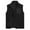 Black, variant on Lixiuxyad Casual Loose Men And Women Solid Casual Stand Up Collar Vest Sleeveless Jacket Black