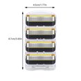 thumbnail image 2 of Men's 5 Shaver Replacement Head System Mens Shaving Replacement Cartridges, 2 of 2