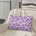 thumbnail image 5 of Lsque Daisies Flowers Pattern Pillow Case – Soft & Cozy Throw Pillow Cover, Hypoallergenic Cushion Case for Sleeping Women with Envelope Closure-16"x24", 5 of 6