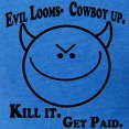 thumbnail image 3 of CafePress - Evil Looms T Shirt - Mens Football Shirt, 3 of 4