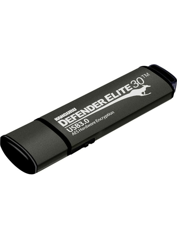 Kanguru 32GB Defender Elite30 USB 3.0 Flash Drive with Physical Write Protect Switch