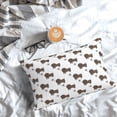 thumbnail image 6 of Kdxio Cotton Pillow Cases 20"x30" Pillowcases,Soft and Breathable Bedroom Pillow Cases-Dachshund Dog, 6 of 8