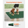 thumbnail image 3 of VEVOR Dryland Tiles for Hockey Floor Mat, 12 x 12 in 8 Pcs Interlocking Versatile Training Surface, Dance Floor Tiles, Hockey Training Equipment Board for Shooting (Green, 8 sq. ft/Box), 3 of 9