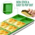 thumbnail image 5 of Cadorn 1PCS Silicone Tray Divider Baking Mat, Non-Stick Reusable Freeze Dryer Oven Baking Sheet Organizer for Kitchen Cookware Accessories, Heat-Resistant Green Baking Mat for Cookie, Pastry, Pizza, 5 of 8