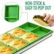 thumbnail image 5 of Molde Rectangular de Gel de Sílice para Pasteles, Apto para Hornos, Microondas, Lavavajillas, Refrigeradores, Etc., 5 of 7